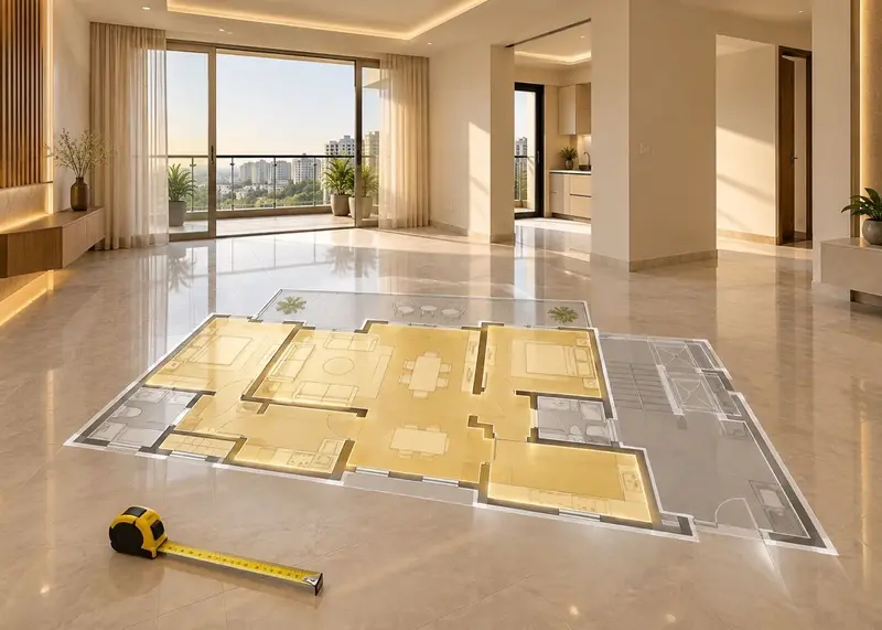 Carpet Area vs Super Area: What Are You Really Paying For in a Ghaziabad Flat?